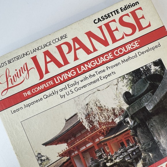 Living Language Japanese Audio Course · 2 Cassette Tapes + Books 1962 Edition - Picture 14 of 14
